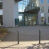 Anti parkeerpaal met Bolkop 3 Ronde parkeerpalen met bolkop